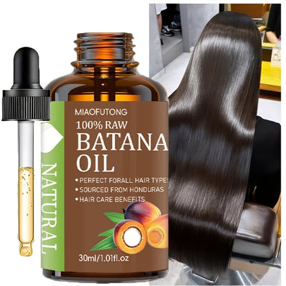 Batana Oil 1.01oz — Pure Cold-Pressed Honduras Batana Oil for Hair Growth, Strengthening & Deep Moisturizing | Nourishes All Hair Types for Stronger, Shinier & Healthier Hair