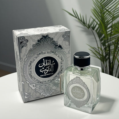 Mens Cologne Arabian Woody Fragrance Long Lasting Ebony Musk Amber Scent 15% Concentration EDP Strength Elegant Bottle 100ml Gift for Him Birthday Valentine Office