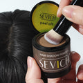 Sevich Hairline Shadow Powder Kit with Brush, Mix The Powder Evenly, Delicate Application Instantly Conceal Hairline And Hair Root, Waterproof Hairline Powder Filler for Natural Look(Makeup Brush Styles Are Random)