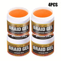 Braid Gel Extreme Hold, Anti-Frizz-Edge Control Hair Wax Pomade - Anti-Frizz Extra Hold Gel for Braids, Locs, Twists & Strong Styles - Moisturizing, Sleek End, Frizz Control Refresh, Braiding Additions, Sleek Style Gel, Moisturizing Gel