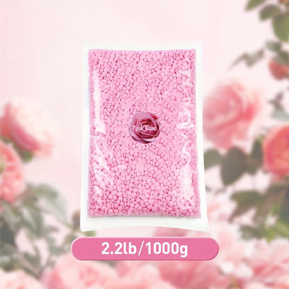 Hard Wax Beads for Hair Removal 1000g - 6 Colors Brazilian Bikini Wax Kit for Face, Body, Legs & Underarms, At-Home Waxing Beads for Women and Men, 2.2lb Bulk Wax Bead Set