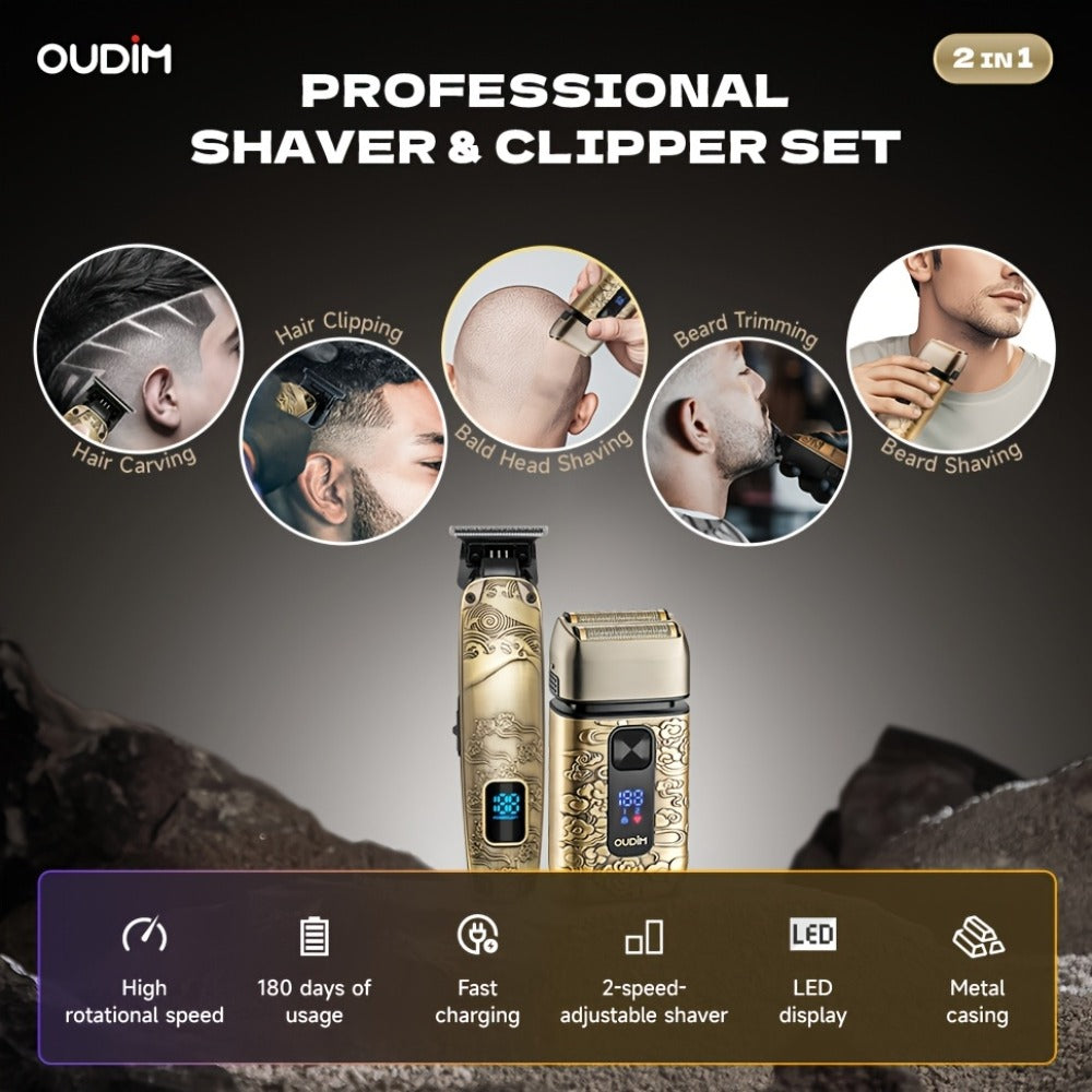 Electric Razor for Men Foil Shavers for Men, Hair Beard Trimmer for Men Grooming Shaving Kit Face Mustache, Cordless Head Shavers for Bald Men Barber Clippers, Shaving And Haircutting Kit, Father'S Day, Gifts Dads Love, Birthday Gift for Fathers
