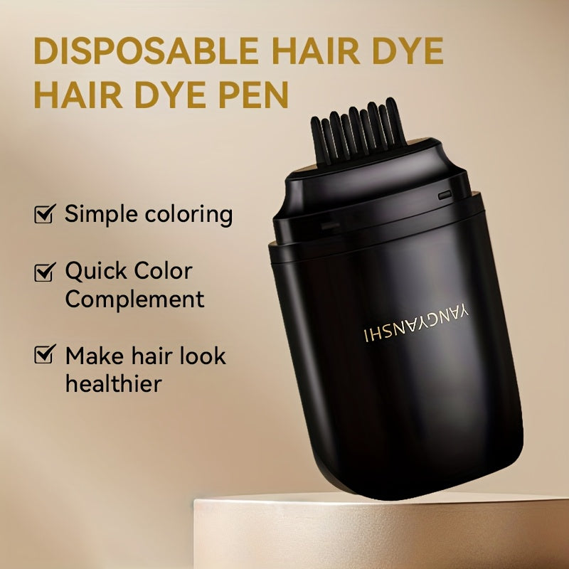 Hair Dye Stick - Hair Coloring Pen, Quick Coverage for Gray Hair, Long-lasting Waterproof and Sweatproof, Easy to Use, Colorfast, Does Not Stain Clothes