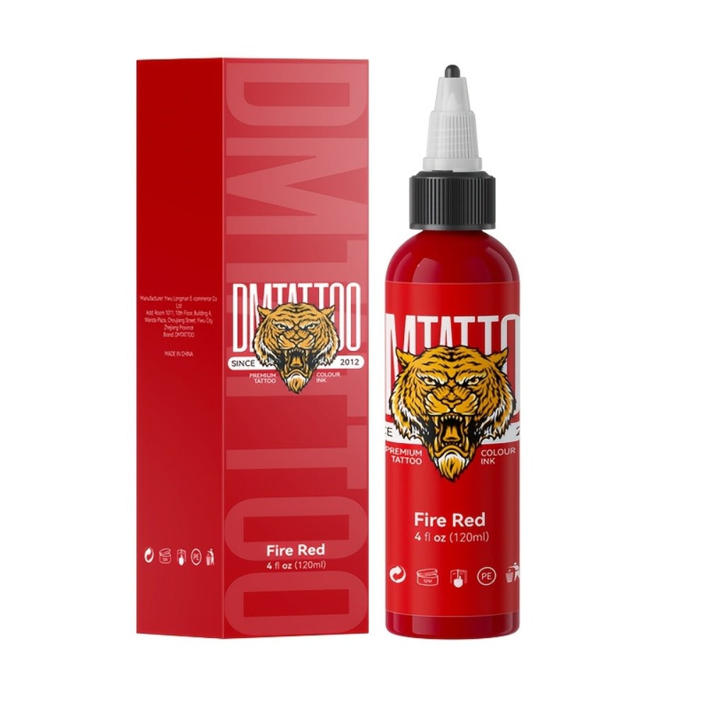 4.06oz/1pc DM Advanced Solid Color Tattoo Ink Extremely Black Triple Black Pure White Tattoo Outline Mist Ink