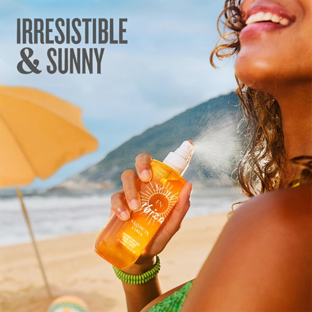 Body Hair Fragrance Mist Gift Set 2-Piece SOLO EN IBIZA Perfume Mist Body Cream Long Lasting Vanilla Fruit Scent 3.4 fl oz Unisex for Men Women 4 Scent Varieties