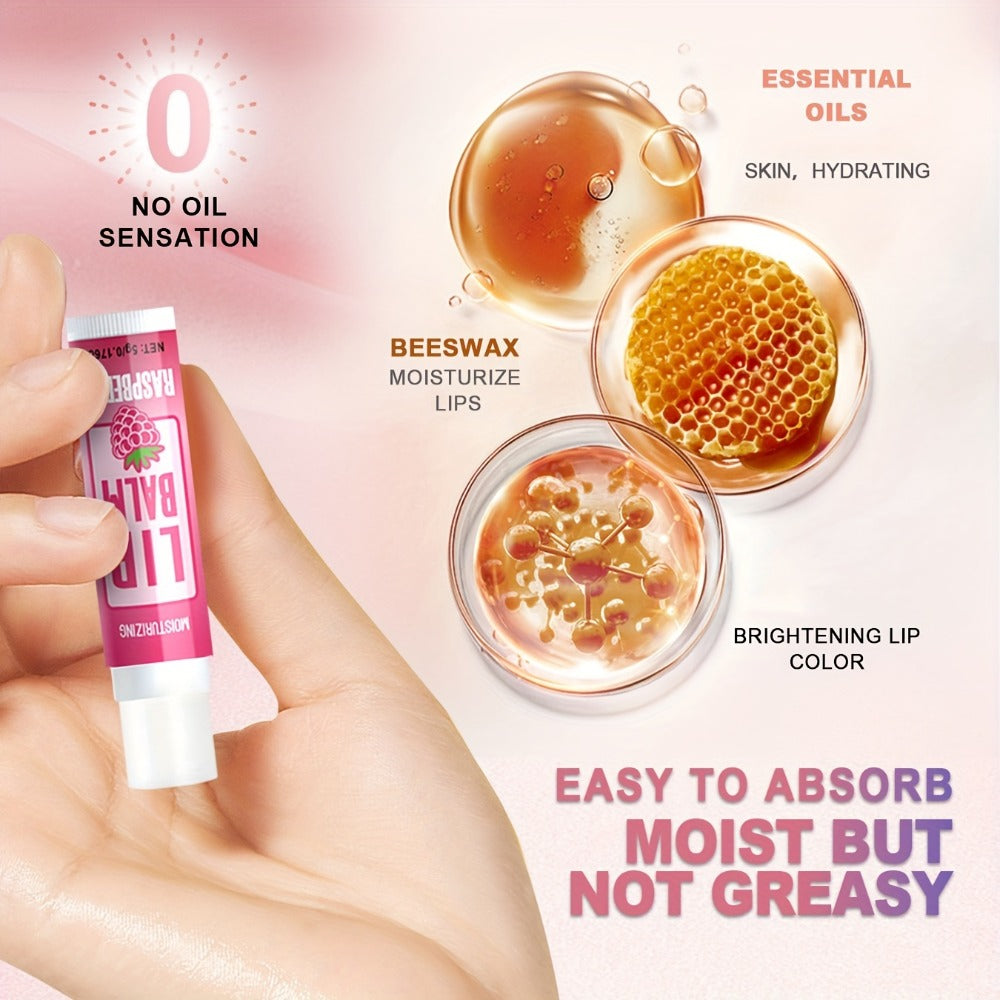 Lip Balm Gift Set 48pcs MISS FACTORX - Moisturizing Lip Butter with Glycerin, Hypoallergenic Natural Finish for All Skin Types, Unisex Adult Lip Care Collection, Valentine's Mother's Day Gift