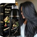 16.91oz Hair Dye Shampoo, Natural Plant Pigments, Safe for Hair, Quickly Covers Gray Hair, Available In Black, Red, Brown, And Chestnut Brown, Halloween Gift, Christmas Present