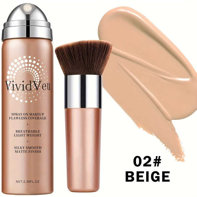 Brand New Upgrade! Perfect Air Cushion Foundation 2.0 - Nourishing & Moisturizing Formula, Lightweight Smooth Matte Finish, High Coverage Spray, Natural Nude Makeup Look, Luxury High-End Christmas Gift