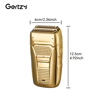 Electric Foil Shaver for Men Bald Head Shaver 4-in-1 Dual Shaver Head USB Rechargeable Cordless Wet Dry Lithium-Ion Sensitive Skin Flagship Model Golden Black