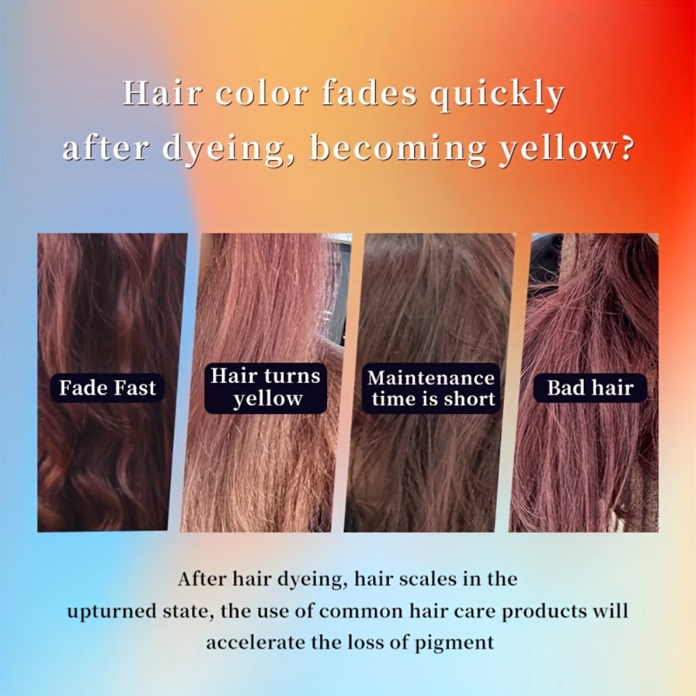 Rosemary Hair Mask Intensive Conditioner & Color Reviver for Dyed Hair - Deep Conditioning Fortifying Treatment All Hair Types Red Purple Gray 300ml