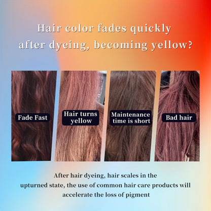 Rosemary Hair Mask Intensive Conditioner & Color Reviver for Dyed Hair - Deep Conditioning Fortifying Treatment All Hair Types Red Purple Gray 300ml