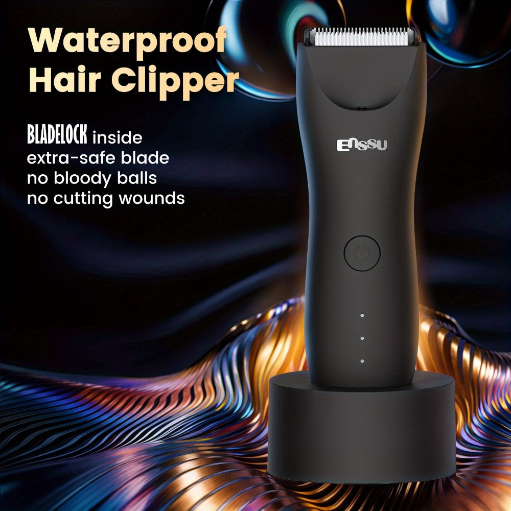 Professional Body Hair Trimmer, Men's Groin And Body Hair Trimmer, Electric Ball Shaver, Replaceable Ceramic Blade Beautician, Replacement Blade.Beauty Clipper for Men, Bikini Trimmer for Women, The Best Gift for Loved Ones