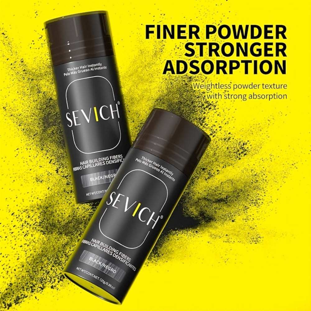2-in-1 Hair Thickening Fiber Set—Powder + Applicator, Creates a Natural, Voluminous Effect, Suitable for All Hair Types