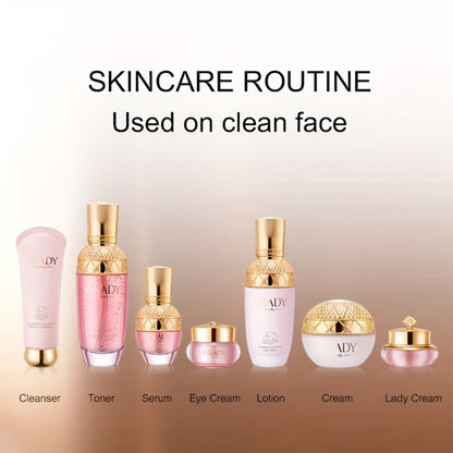 Luxury Skincare Gift Box 7pcs Pearl Protein Glycerin Moisturizing Facial Skin Care Set Pearl Nectar Serum Women Gift Birthday Holiday