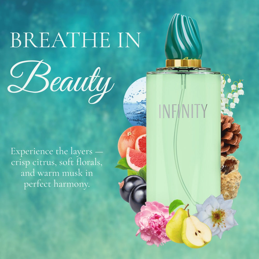 Perfume for Women Long Lasting Fresh Floral EDP 100ml – Sandora Fragrances | Grapefruit Peony Lily Cedar Musk Amber | Spring Summer Daily Office Wear | Birthday Mother's Day Gift for Her