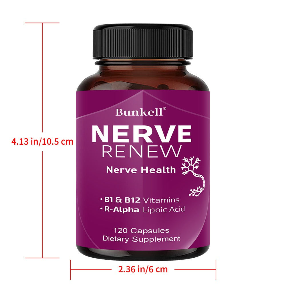 Neurohealth Supplement - Contains Vitamins B1 And B12 - Premium Formula For Men And Women - 120 Capsules