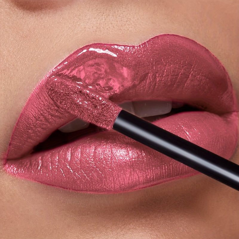 Shimmer Liquid Lipstick — Highly Pigmented Metallic Lip Gloss | Long-Lasting Non-Sticky | Plant Squalane Formula | 24 Shades for All Skin Types