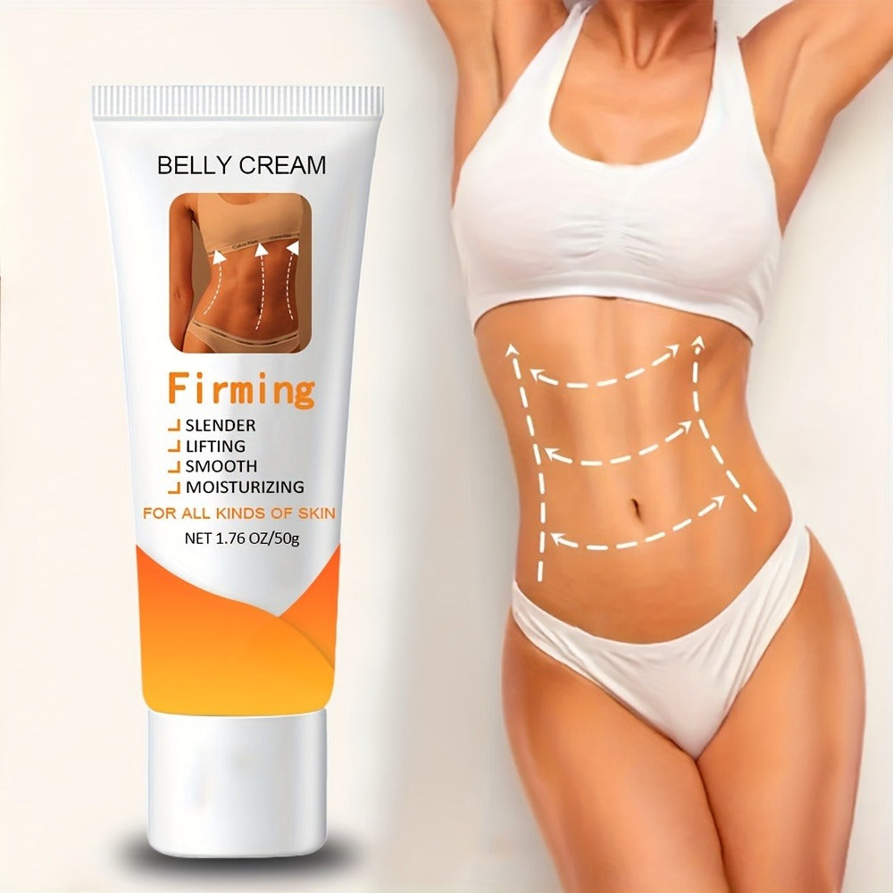 Belly Firming Cream with Jojoba Oil And Caffeine: Moisturizing Firming Body Massage Cream for Women's Beige - Tightening, Butt, Belly, Thighs, 1. 76oz (50g) Gift, Perfect Christmas Gift