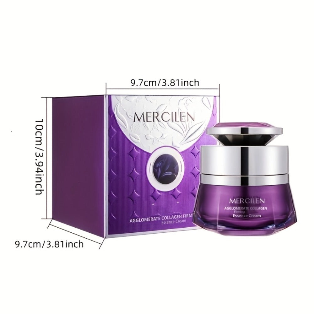 Moisturizing Collagen Essence Cream, Containing Niacinamide, Hyaluronic Acid Collagen, Moisturizing And Moisturizing Skincare, Make Light Beige Younger Looking, Suitable for All Light Beige Types
