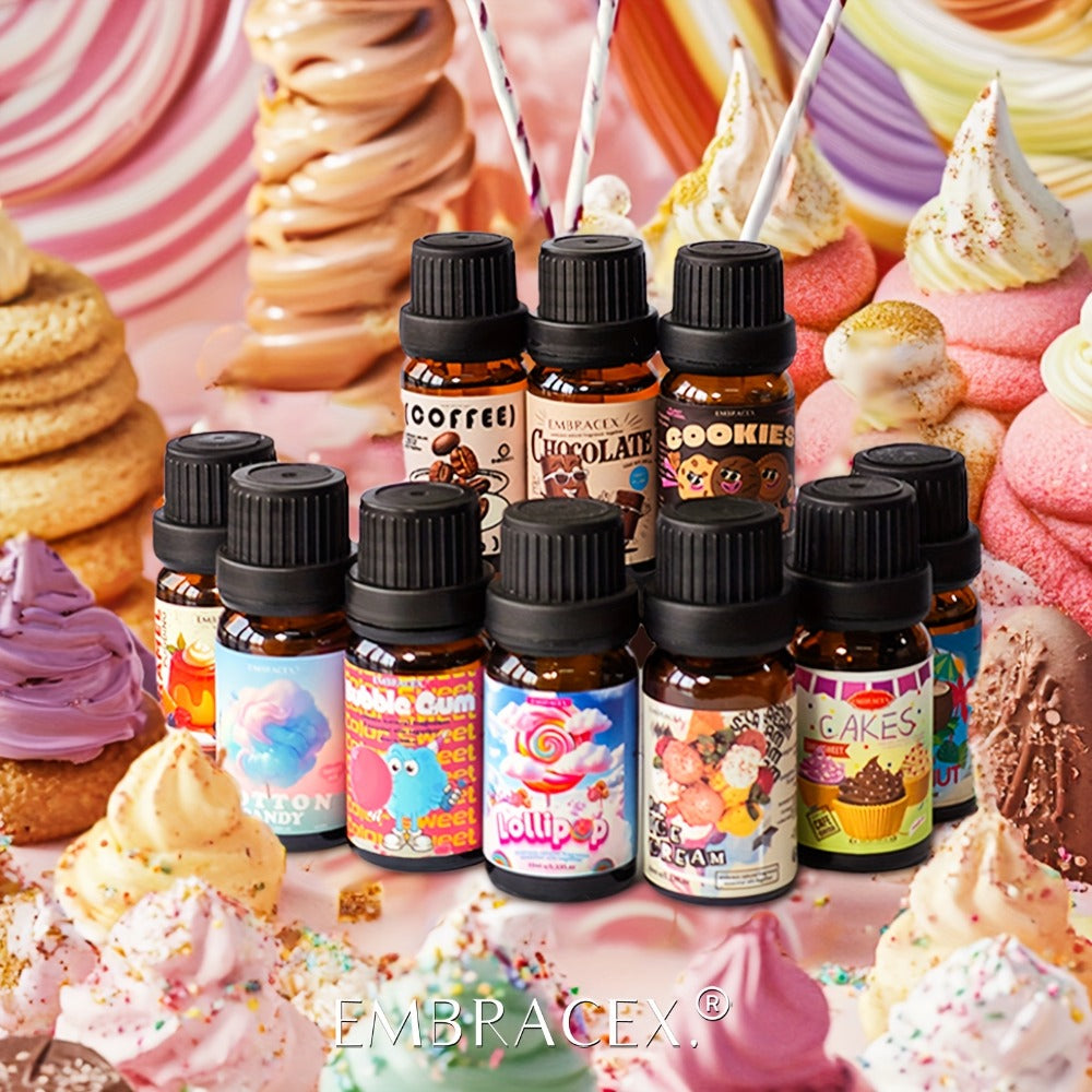 10ml/0.33oz Lollipop Scented Essential Oil - Alcohol-Free, Long-Lasting Sweet Fragrance for s, Men & Women, Sensitive Light Beige, Light Beige Toning Facial Care, Body Massage, Diffuser, DIY Candle/Soap Making, Gift Choice (All Light Beige Types)