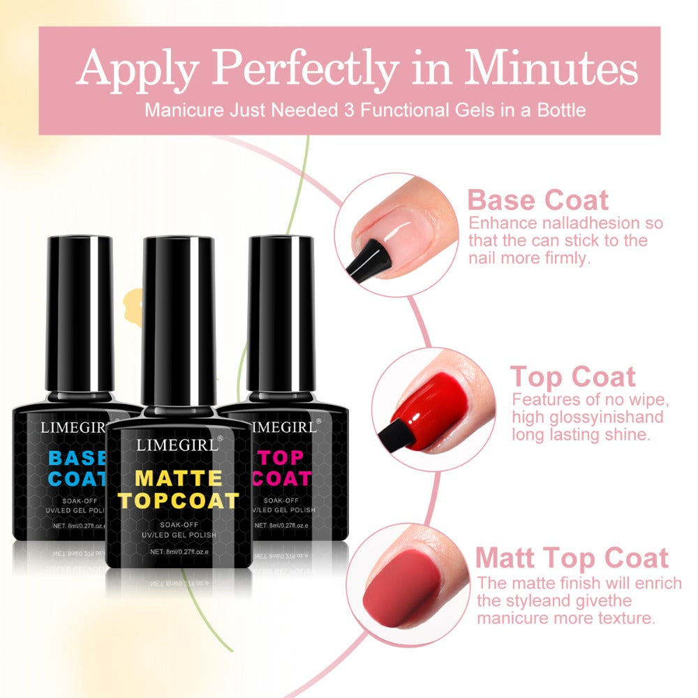 Limegirl Poly Gel Nail Kit: 36 Color Nail Polish Poly Gel Poly Gel with Nail Light Starter Set - Poly Gel Poly Gel Poly Gel Poly Gel Nail Extension Kit with Other Basic Poly Gel Nail Art Tools, Professional Poly Gel Nail Extension Kit for Beginners