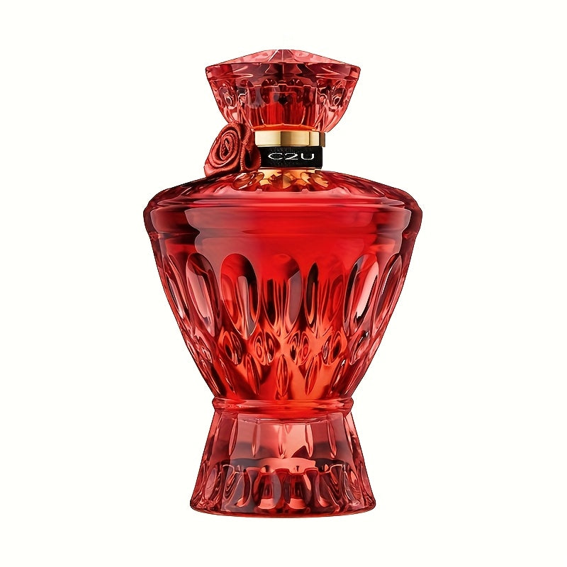 Random 1pc Red Crystal Rose Women'S Perfume, Seductive Floral Woody Scent, Long Lasting Eau De Parfum For Daily Wear Dates Parties, Perfect Gift For Her, Ideal For Valentine'S Halloween Christmas New Year.