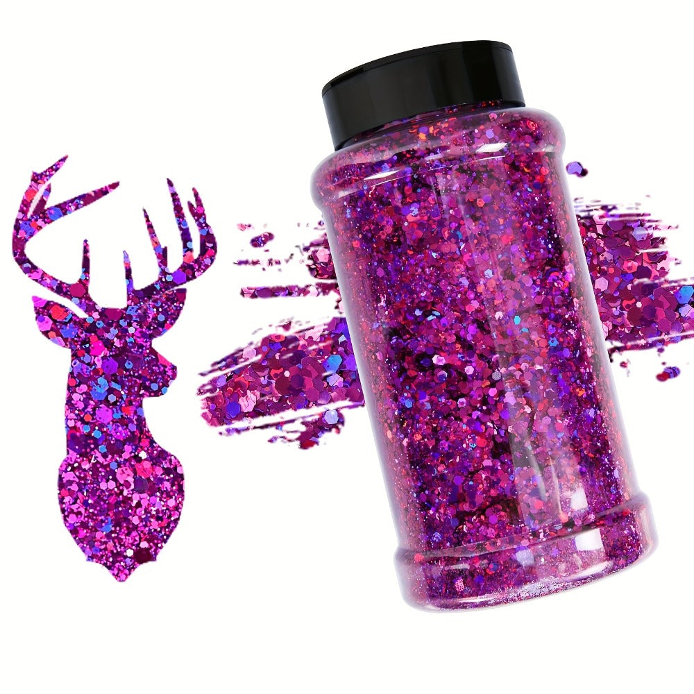 4 Boxes of Mixed Holographic Chunky Glitter, 200g Mixed Laser Diamond Metallic Flakes for Crafts, Epoxy Resin Glass Cups Scrapbooking Festive Decorations Art Ornaments, Scrapbooking Supplies, Tumbler Decoration, Shiny Flakes, Sparkling Accents