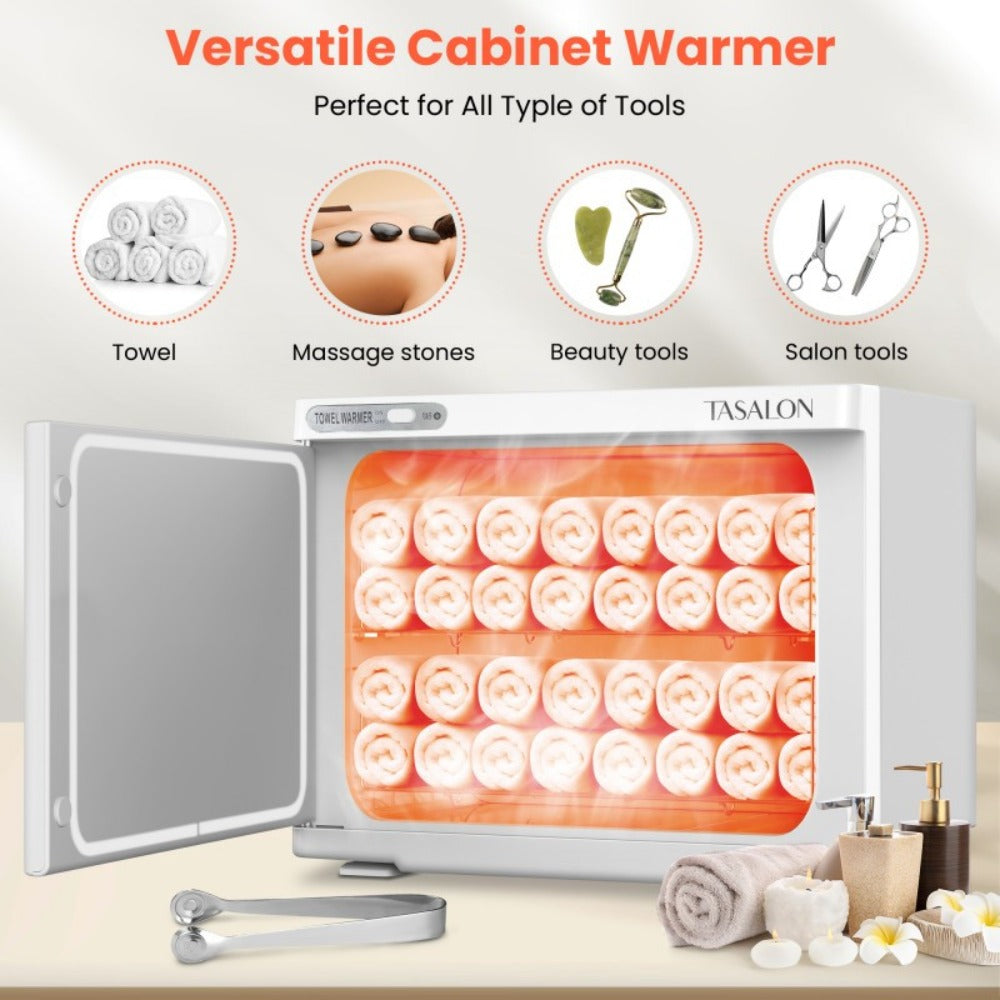 23L Large Capacity Hot Towel Warmer Cabinet, Use for Facial Spa, Hair Beauty, Salon Equipment and Home, Perfect Temperature for Towel Warmer, Fits up to 72 Small Towels
