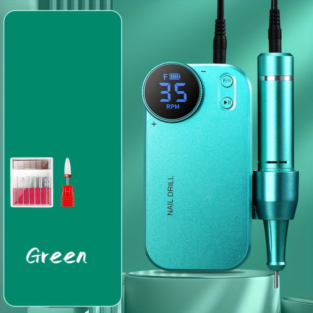 High-power Electric Nail Polisher And Nail Remover For Home And Salon Use, Rechargeable Nail Polishing Machine For Manicure, Pedicure, And Dead Skin Removal, A Perfect Gift For New Year And Christmas.