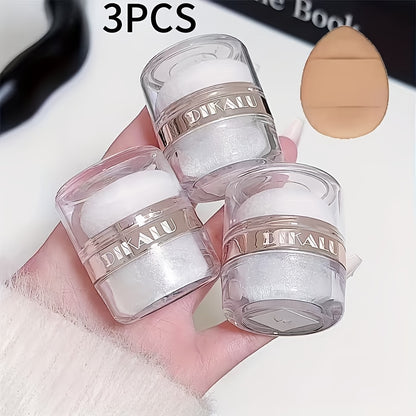 Highlight Powder Set 3pcs - Glitter Fairy Body Shimmer Powder, Radiant Sparkle Highlighter for Face & Body, Buildable Medium Coverage, Bridal Wedding Festival Makeup