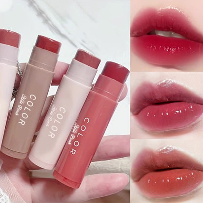 Moisturizing Lipstick Set 3pcs, Long-Lasting Hydrating Lip Color, Glossy Finish, Brightening Lip Liner Effect, Valentine's Day Gift for Women & Girls
