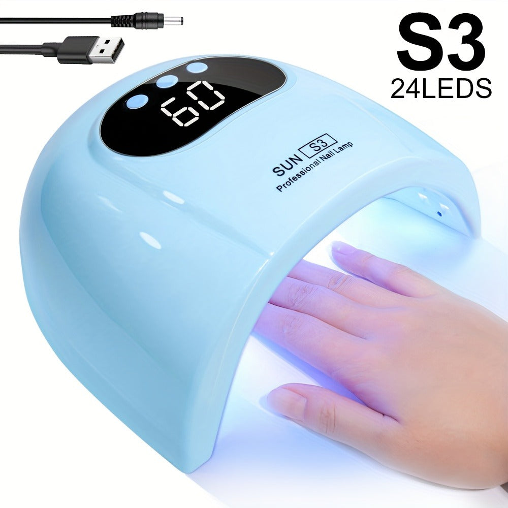 USB Nail Dryer Nail Art Lamp Nail Lamp for Drying Nail Lamp Drying Polish Varnish Professional Gel Polish Drying Lamp for All Gel Nail Polish Manicure Pedicure Salon Tools for Smart Lamp Wholesale Professional Nail Art Drying Lamp