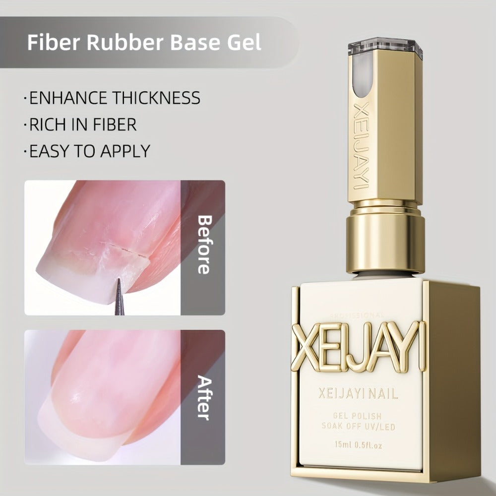 XEIJAYI Photo Frame Bottle Fiber Glue [3 Bottles] --- Fiber Glue Glue Nail Extension Broken Nail Reinforcement Thickening Strong And Tough Nail Function Glue Nail Art Lovers Recommended