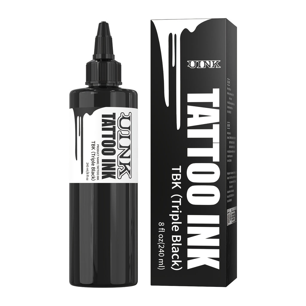 UINK 8.12oz Large Capacity Tattoo Ink Suitable For Tattoo Beginners And Tattoo Lovers To Practice Line Coloring Graffiti Using Body Painting Art Tattoo Easy To Color Clear Color