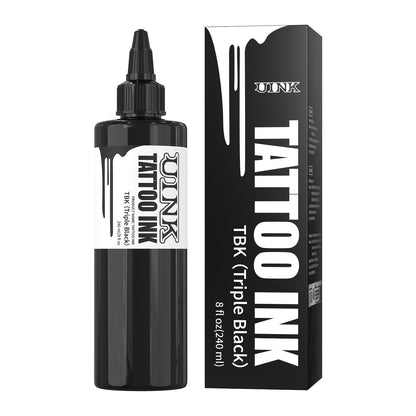 Tattoo Ink 8.12oz Large Capacity Black & White - UINK Professional Tattoo Ink Set for Line Work Coloring Shading Body Art Graffiti Beginners & Artists