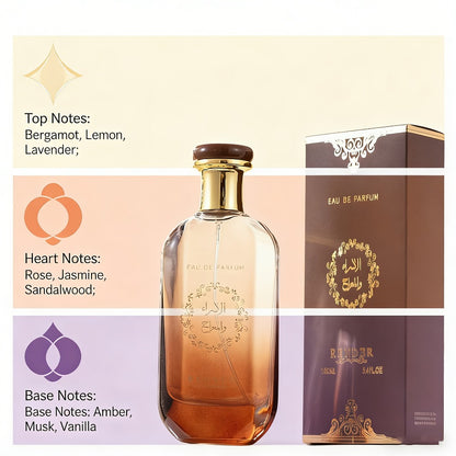 Arabian Cologne Spray 3.04 oz for Men — Desert Knight Luxury Oriental Fragrance | Long-Lasting Oud & Amber Scent for Dating, Travel & Gift