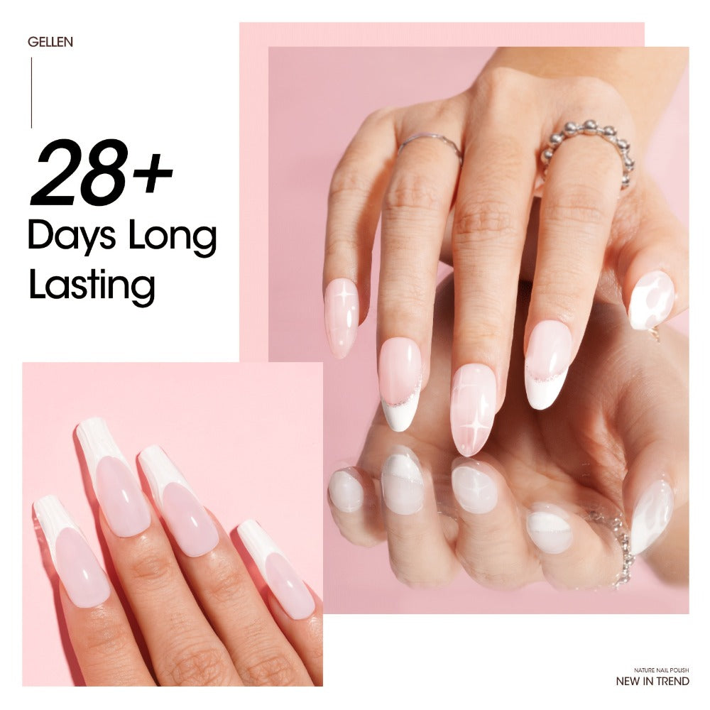 Gellen Builder for Nail Gel, 7-In-1 Clear Gel Builder for Nail Thickening 2pcs, LED for Nail Lamp Cured Hard Gel for Nail Strengthener Extension Gel Base Rhinestone for Nail Glue Gel Soak Off Gel Builder Base for Nail Art, 15Ml 0.51Fl Oz
