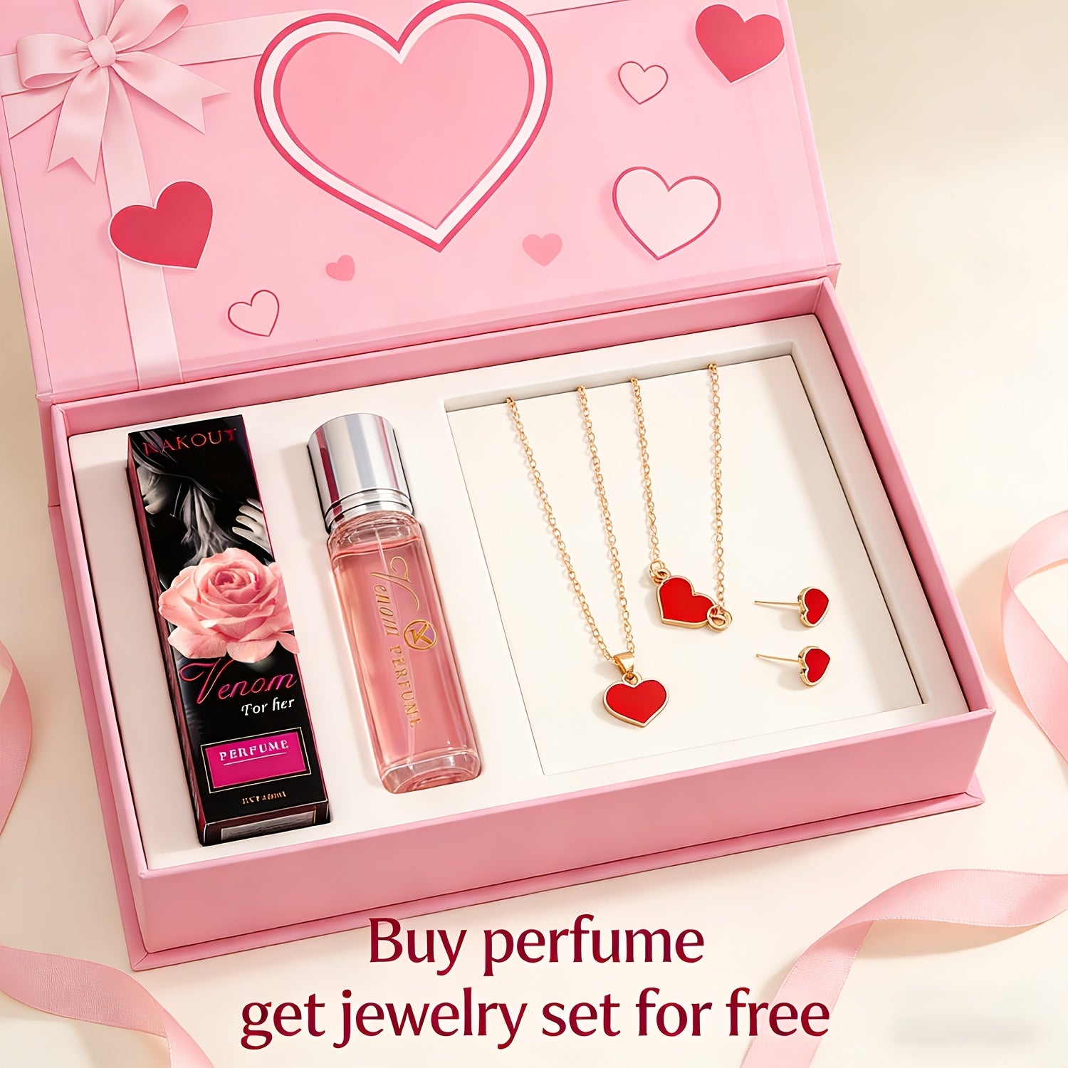 2pcs (Perfume + Accessory), A Must-Have for Women, Perfect for Daily Wear Or Dates, Lasting Scent 6-8 Hours, A Surprise Gift Designed for, Pheromone Perfume, Valentine's Day Gift for Her, Ideal Present (Gift Box Not Included)