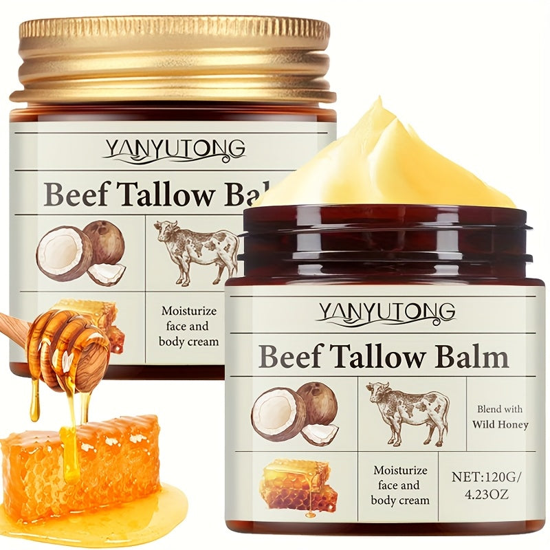 100% Grass And Forage Product Mixed With Vanilla Butter Body Cream Facial And Body Care Cream - Moisturizes The Skin, Improves Dry And Rough Skin - Suitable For Sensitive Skin