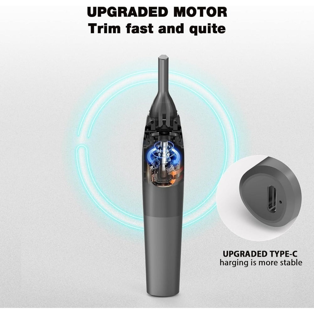 Eyebrow Trimmer for Men, Rechargeable Ear and Nose Hair Trimmer - Electric Detail Trimmer for necklines, sideburns, Ear Hair Trimmer