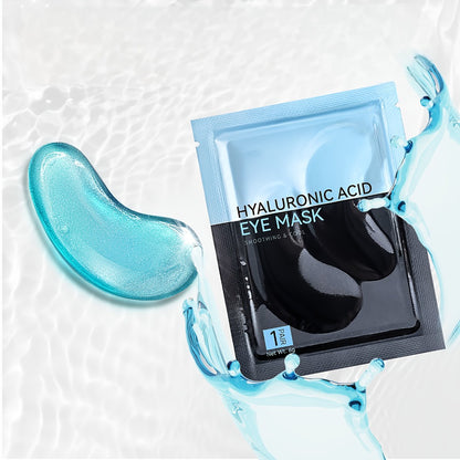 Under Eye Masks 40 Pairs Crystal Collagen Eye Patches with Caffeine Aloe Vera - Dark Circles Puffiness Moisturizing Eye Mask for Women All Skin Types Party Gift