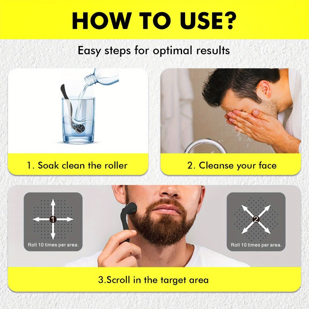 2pcs Per Box Derma Roller Microneedle Roller for Face, Roller for Beard, Microneedling Roller | for Women And Men | Micro Needle Roller for Face Scalp, Perfect Gift for Family And Friends!DermaStamp 0.25mm