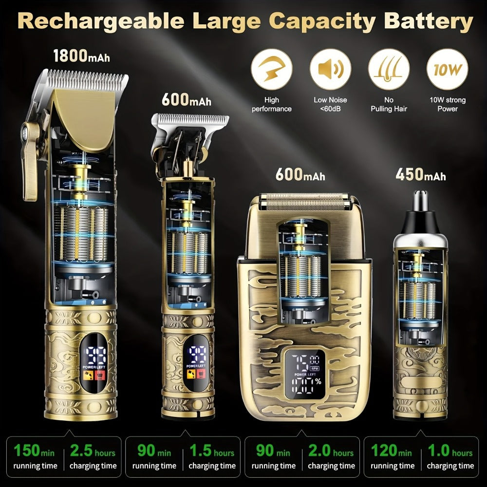 Aqwiopr Wireless Hair Clippers And Trimmer Kits - an Ideal Present for Men'S Grooming
