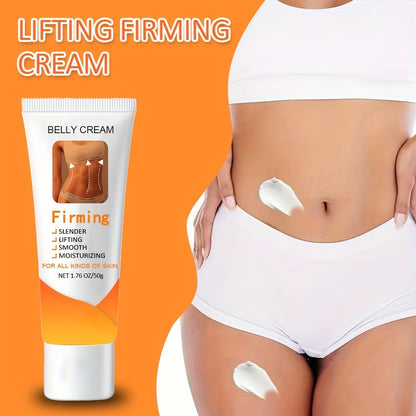 Belly Firming Cream with Jojoba Oil & Caffeine 50g Tightening Body Moisturizer for Butt Belly Thighs Skin Firming Massage Cream Women Gift