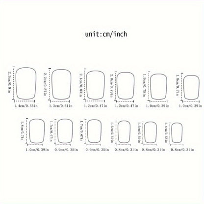 Press On Nails 48 Pieces - Black and White Square Matte Fake Nails | French Tip Butterfly Pattern Full Cover Detachable False Nails for Women, Valentine's Day Thanksgiving Holiday Party Gift Set