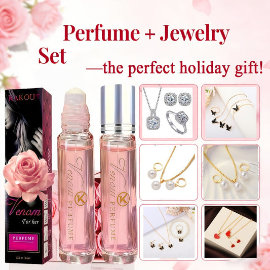 2pcs (Perfume + Accessory), A Must-Have for Women, Perfect for Daily Wear Or Dates, Lasting Scent 6-8 Hours, A Surprise Gift Designed for, Pheromone Perfume, Valentine's Day Gift for Her, Ideal Present (Gift Box Not Included)