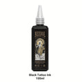 1pc, Neebol Premium Black Tattoo Ink, Super Dark Black, for Outlining, Shading & Blending, Premium Shading Solution, Evenly Vibrant And Bright, Tattoo Supply, Long Lasting Body Art Standard, Makeup Easter Gifts for Tattoo Artists & Beginners