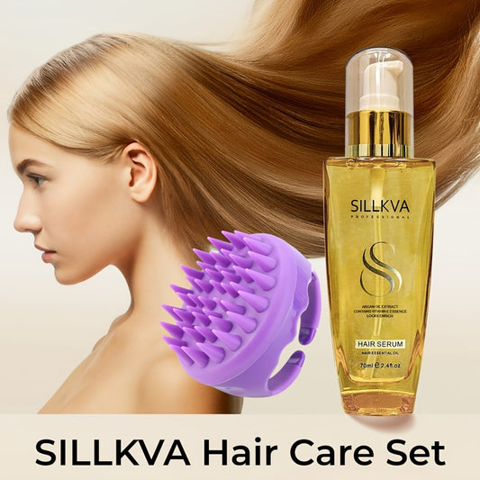 Moroccan Argan Oil, 2.4oz - Moisturizing, Smoothing for Frizzy, Dry, Damaged, Dull Hair, Adds Shine, Suitable for Skin & Body- Ideal Gift for Girlfriend, Mother's Day Gift