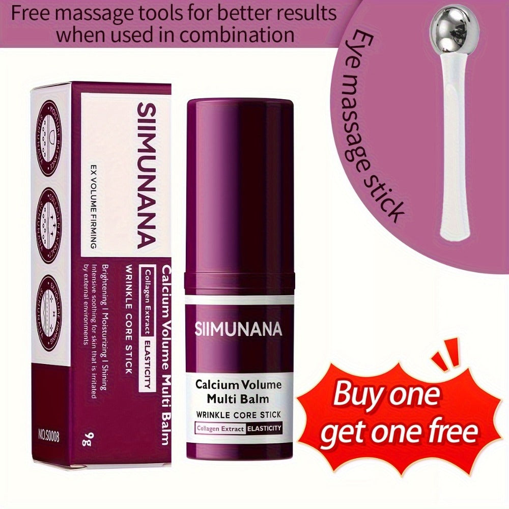 Korean Skincare Beauty Bar Collagen Calcium Moisturizing Cream - Multi-Purpose Face Lip Body Cream Fragrance Formula for Sensitive & All Skin Types Portable Unisex Gift