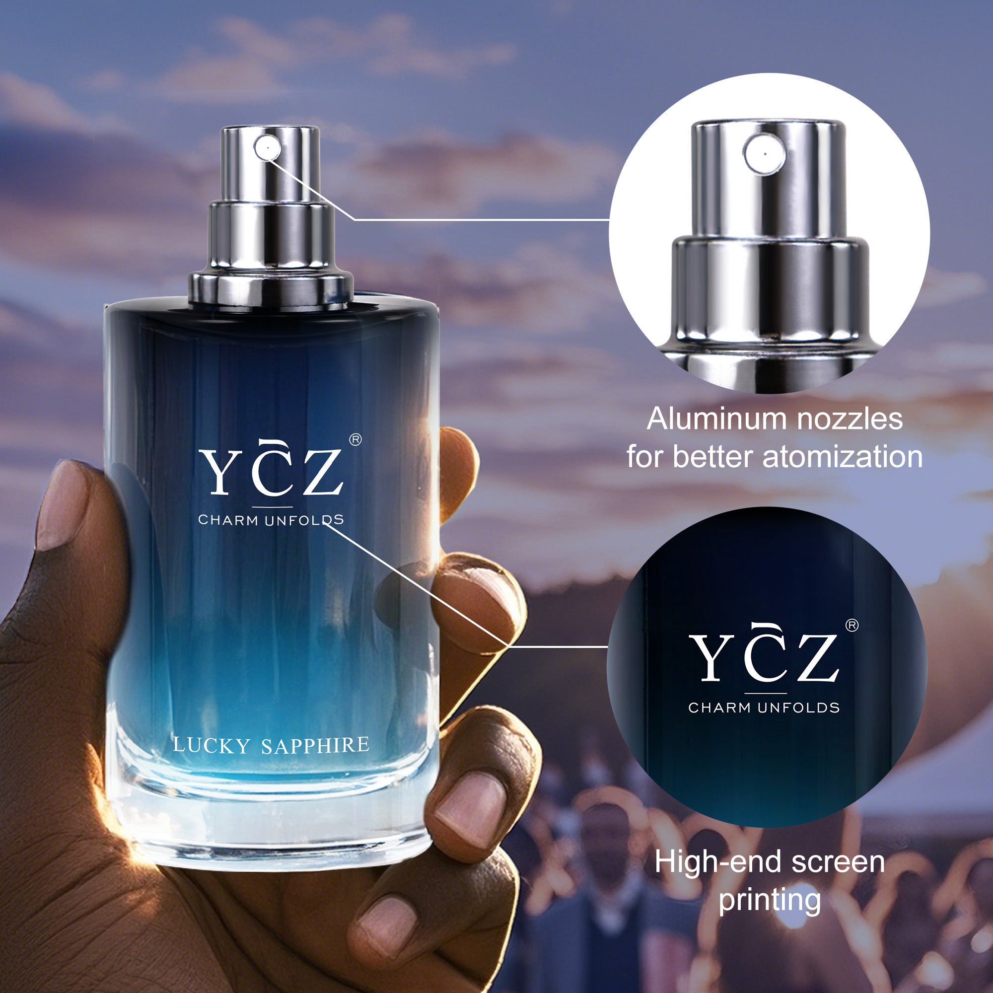 1.69 Oz/ 1.7/1.0 Fluid Ounces Of Men'S Fragrance - Sip Woody Notes, Orange Blossom, Leather And Mahogany Fusion, Elegant And Charming For Dinner Parties And Gatherings, Shaped Cut Bottle, Collector'S Fragrance, Thoughtful Father'S Day Gift, Festival